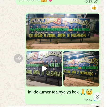 Pengiriman Papan Bunga Duka Wisma 46