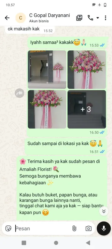 Pengiriman Karangan Bunga Wisma 46