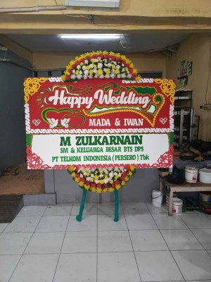 Papan Bunga di Wisma 46