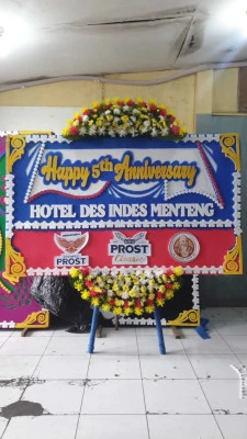 Papan Bunga di Wisma 46