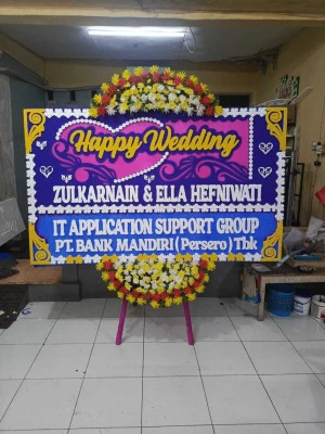 Papan Bunga di Wisma 46